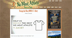 Desktop Screenshot of nomeatathlete.com